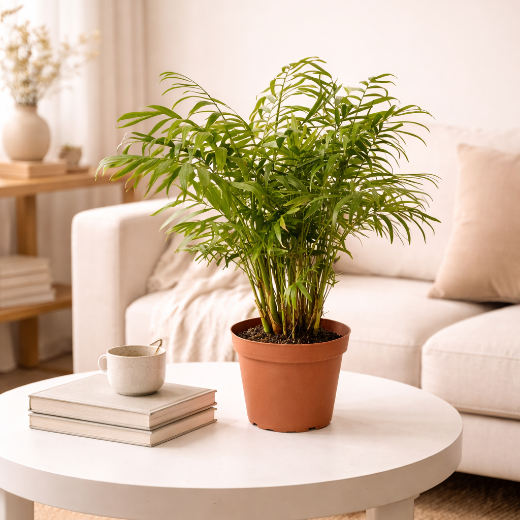 Medium Parlor Palm Plant for decor
