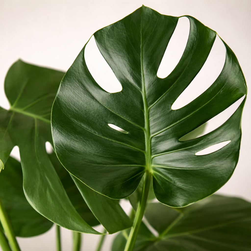 Monstera Split-Leaf close up look
